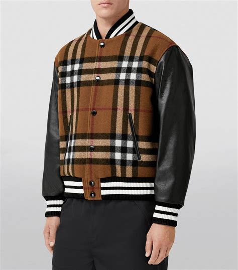 burberry leather wrap jacket|Burberry bomber jacket women's.